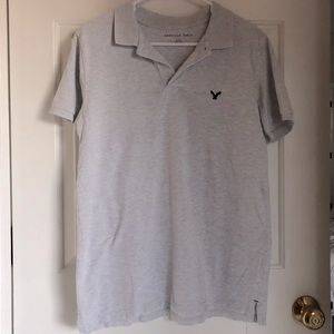 Last Chance! American Eagle Stone Grey Men’s Polo Medium